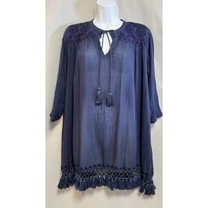 Roller Rabbit Lucknow Serafina Tunic Dress Size Small Women's Beach Boho
